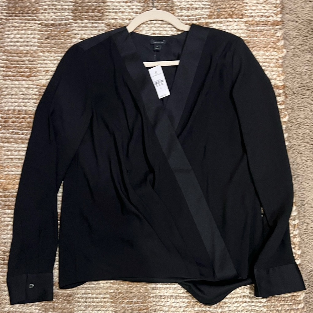 Ann Taylor black blouse. Size small. Never worn.